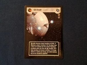 Star Wars CCG Theed Palace Let's Go Left - Picture 1 of 1