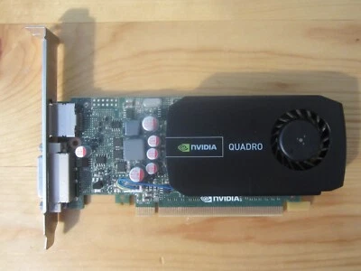 nVidia Quadro 600 1GB DDR3 DP & DVI Full Height Video Card Dell 4J2NX - Image 1 of 4