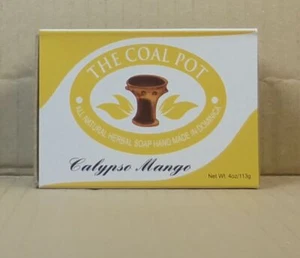 113gr. Calypso Mango Herbal Soap/Seife, VEGAN, all natural, The Coal Pot - Bild 1 von 5