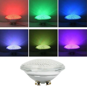 Swimming Pool Light RGB LED Bulb Underwater Multicolor Decor Lights W/ Remote UK - Picture 1 of 13