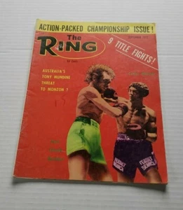 The Ring Boxing Magazine Bouttier Monzon Mundine September 1972 - Picture 1 of 3