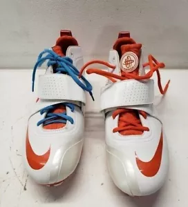 Herren Nike Huarache orange/weiß Lacrosse Rasenstollen 469730-101 Größe 12 #223 - Bild 1 von 12
