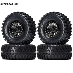 RC Car 2.2" 4P Beadlock Wheels TIRES Rock Crawler Axial Traxxas HPI - Foto 1 di 29
