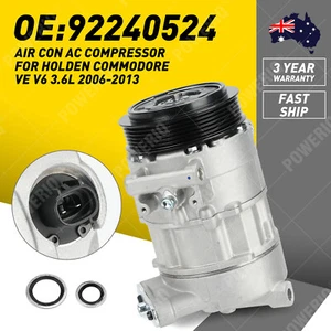 2006-20213 A/C Air Con Ac Compressor For Holden Commodore Ve V6 3.6L - Picture 1 of 14