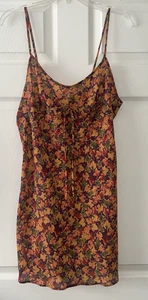 Saisonales Herbst Herbst Print Damen Nachthemd - Herbst Blätter in Orange/Rost/Lila M - Bild 1 von 7