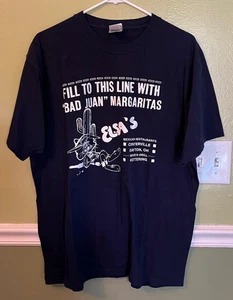 T-shirt vintage ELSA'S BAD JUAN MARGARITA - PEDRO grande Dayton Ohio Y2K - Foto 1 di 3
