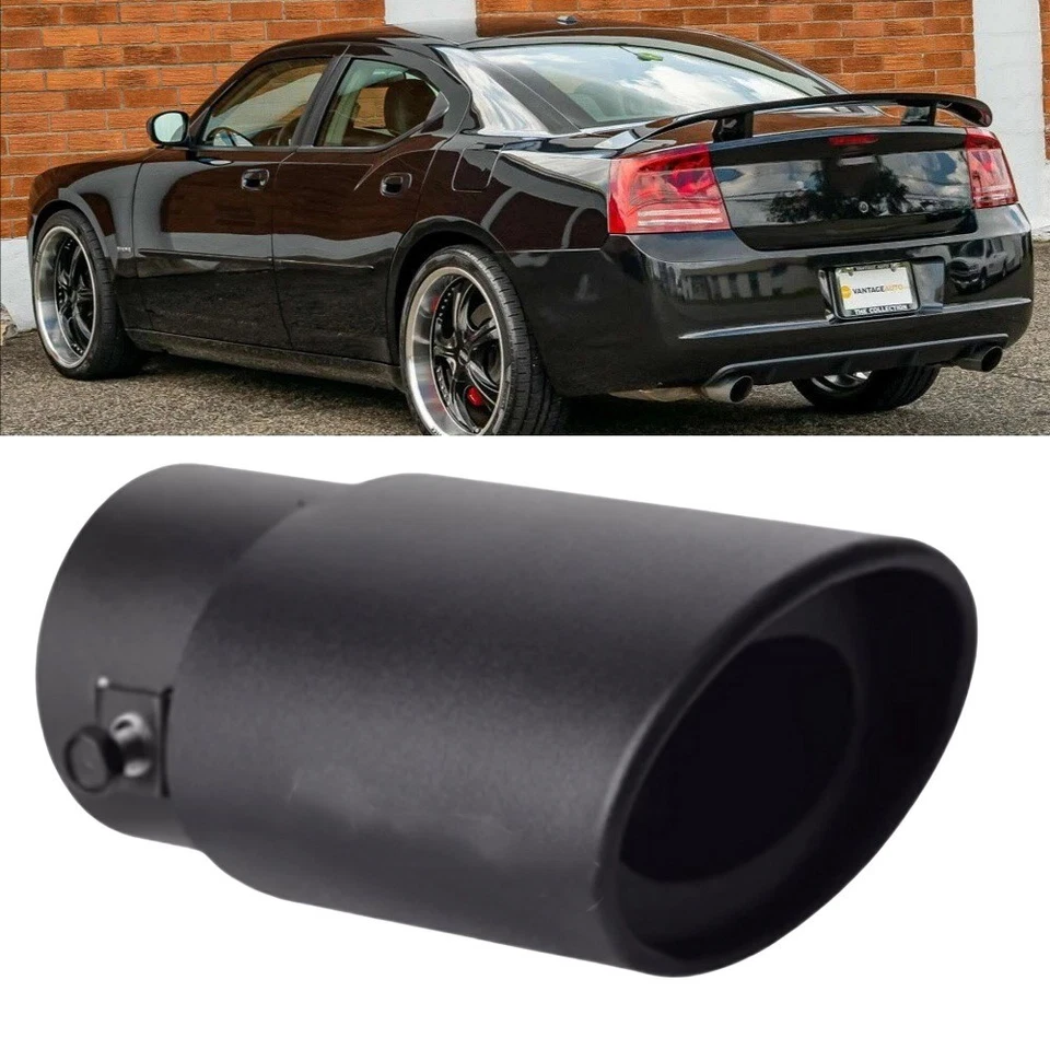 Exhaust Pipe Tail Muffler Tip Stainless Steel Adjustable For Dodge 2000 GTX - Изображение 1 из 4