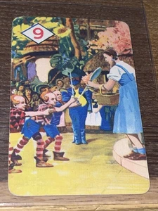 1940 Castell WIZARD OF OZ Card WICKED GLINDA ELPHABA VERY RARE 85 YR OLD CARD!!! - Foto 1 di 2