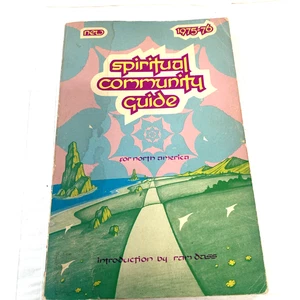 1974 First Edition Spiritual Community Guide For North America Ram Dass vtg book - Imagen 1 de 11