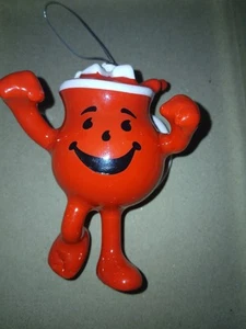 RED  KOOL-AID MAN  LICENSED CHRISTMAS ORNAMENT RUZ VINYL ORNAMENT CHRISTMAS 2023 - Picture 1 of 4