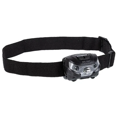 Mil-Tec Kopflampe Cree XPE LED Stirnlampe Kopfleuchte Outdoor Headlight schwarz
