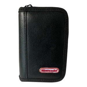 Estuche de transporte de cuero negro para Nintendo Switch N cartuchos Gameboy Advance - Imagen 1 de 10