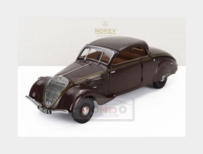 1:18 NOREV Peugeot 402 Eclipse 1937 Chocolate Brown NV184873 - Immagine 1 di 2