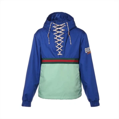 Gucci Nylon Jacket 44 Men's Blue x green  683256 Tiger - Image 1 of 4