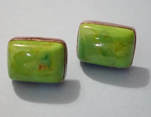Pendientes DTR Jay King Desert Rose Comercio Verde Turquesa Plata de Ley 925 - Imagen 1 de 8