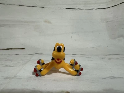 "Figura de acción de juguete de PVC Pluto Dog On Roller Patines Disney 1,5""T-2,5""L" Foto 1 de 4