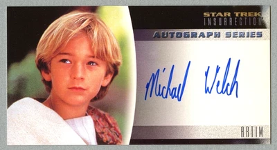 Skybox Star Trek Insurrection 1998 Michael Welch Artim automático #A-16 Foto 1 de 2