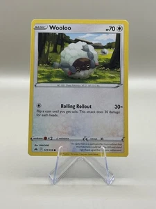 WOOLOO #121/159 POKEMON Crown Zenith (Common, NM) ENGLISH - Picture 1 of 4