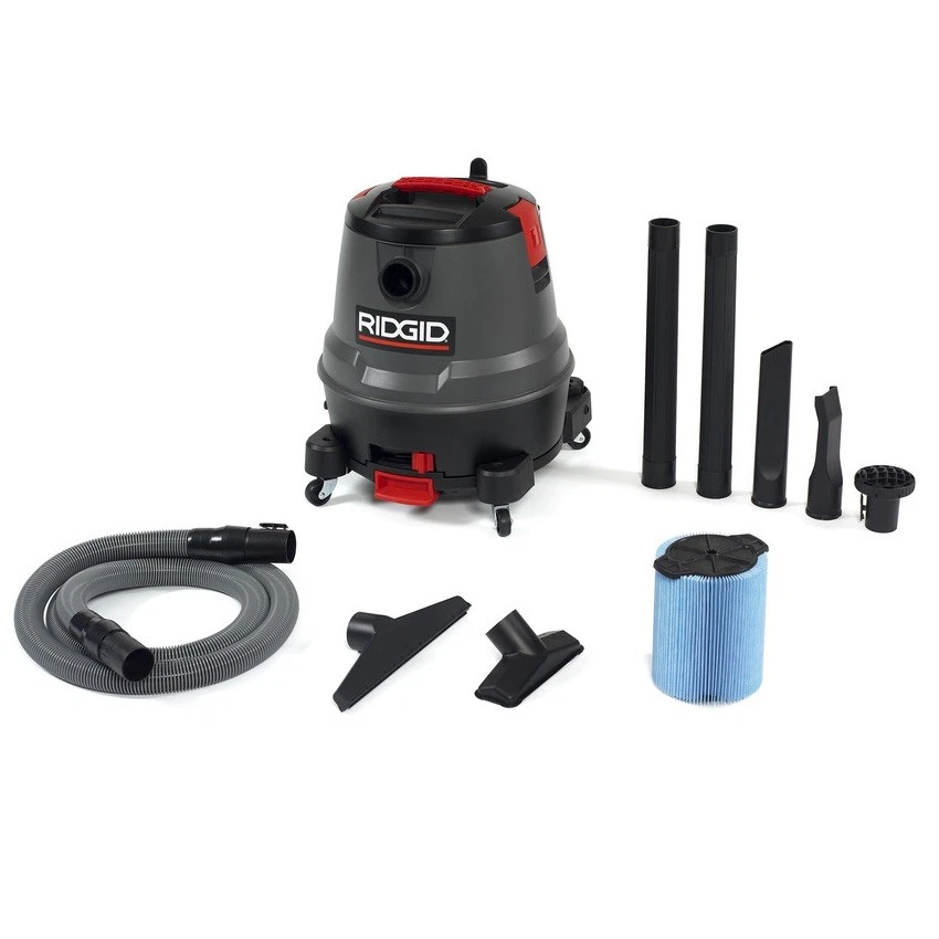 RIDGID 50333 1250RV 12 加仑电机底干湿 Vac — 第 1/1 张图片