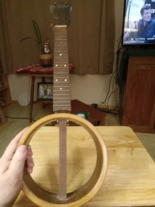 VINTAGE ORIGINAL MAYBELLE BANJOLELE UKELELE BANJO Body Frame Only - Picture 1 of 13