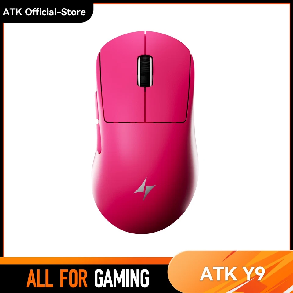ATK Dragonfly Y9 Lightweight Ergonomic Wireless Gaming Mouse 8K PAW3395/3950 55g - Image 1 of 4