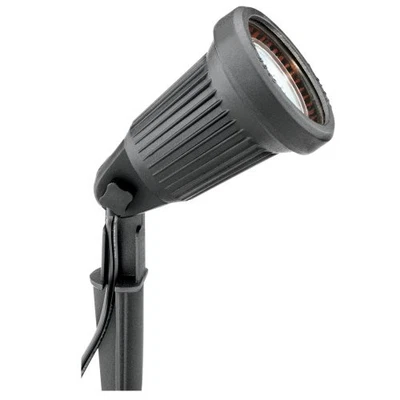CL507 Malibu Low Voltage Cast Metal 20-Watt Halogen Landscape Floodlight, Black - Image 1 of 2