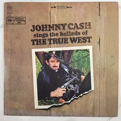 Johnny Cash Sings The Ballads Of The True West Vinyl LP -1965- Columbia C2S 838 - Image 1 of 4