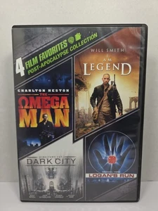 Omega Man / Dark City / I Am Legend / Logan's Run (DVD) Very Good - Bild 1 von 6