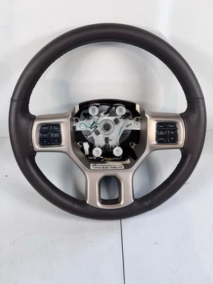 2013-2018 Dodge Ram 1500 2500 Laramie Heated Steering Wheel BROWN - Image 1 of 4
