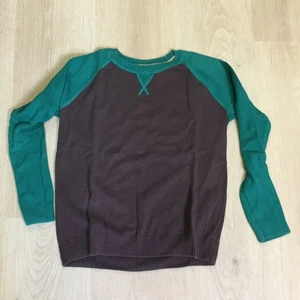 Tucker + Tate Green & Brown Softball Tee Style Boy’s 7X Sweater - Picture 1 of 4