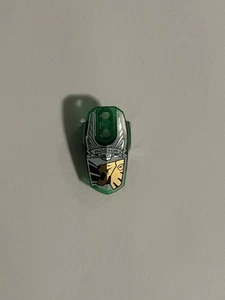 1 Lego 90639pb009 Size 5 Armor Bionicle Trans Green with Rocka Gold Lion print - Picture 1 of 1