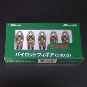Figura piloto de pie Marushin 1/48 Marina de Japón 5 piezas. para Marushin Diecast como nuevo - Imagen 1 de 2