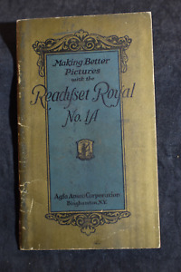1913 Making Better Pictures with the READYSET ROYAL No 1A Brochure Agfa Ansco