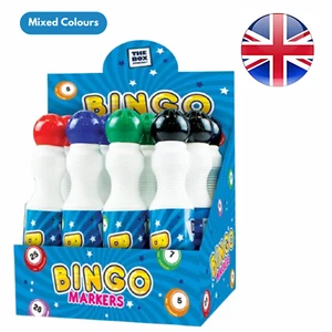 24 Bingo Tupfer Marker - gemischte Farben, schnell trocknend tropffrei Tintenschwamm Feder - Bild 1 von 2