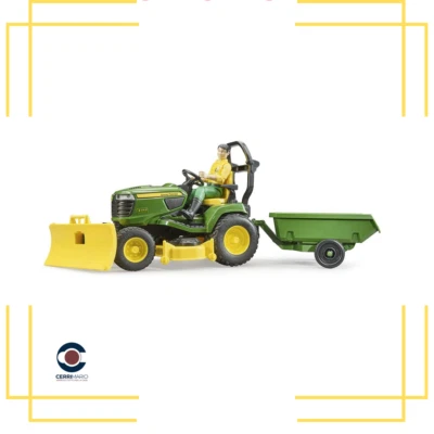 Bruder   trattorino tosaerba  john deere 62104 mezzo agricolo - Immagine 1 di 4