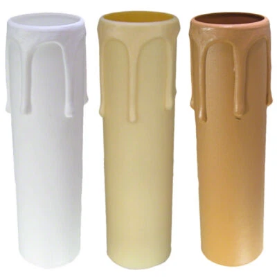 E14 Guaina di Rivestimento Astuccio per Candela Ø27 / 29mm Plastica 3 Colori - Immagine 1 di 2