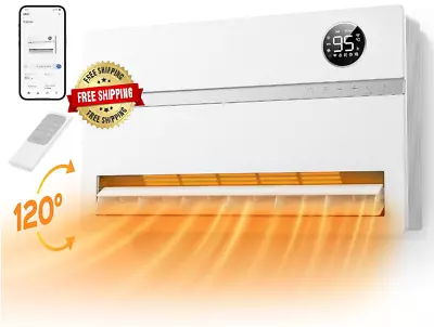 Calentador De Pared Eléctrico Con Control Remoto Para Casa Interior Cuarto Nuevo Foto 1 de 4