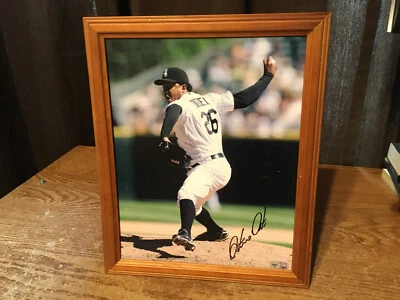 FOTO FIRMADA OCTAVIO DOTEL ENMARCADA CHICAGO WHITE SOX / MALWAY052 Foto 1 de 4