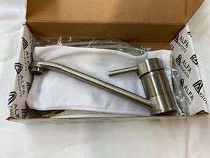 ALFA KITCHEN FAUCET - STAINLESS STEEL - Picture 1 of 7