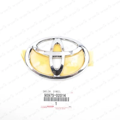 Nuevo emblema de parrilla delantera genuino 90975-02014 para Toyota Highlander 2001-2004 Foto 1 de 4