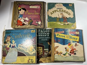 Vintage RCA Victor Little Nipper Storybook & 45 Lot Disney Pinocchio + More - Bild 1 von 24