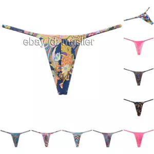 Para hombre Bolsa T-back Posing Bikini Delgado Cobertura Mínima Tanga Cuerda G Ropa Interior - Imagen 1 de 18