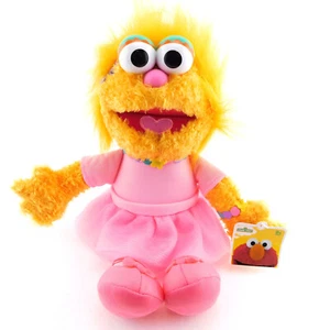 New Large ZOE Plush Orange Sesame Street Place Character 16" - Picture 1 of 5