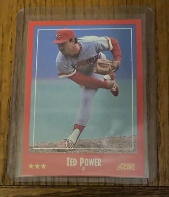 1988 Score #242 Ted Power - Image 1 of 2