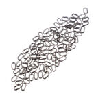  100 Pcs Stainless Steel Sea ??fishing Circle Boat Connecting Rings