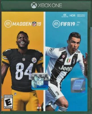 EA Sports Bundle (FIFA 19 & Madden NFL 19) Xbox One (Brand New Factory Sealed US - Image 1 of 3