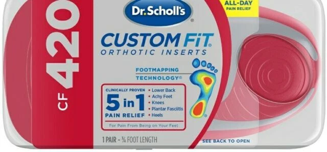 Dr. Scholl's CF420 Orthotic Insole - Red