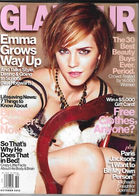 Glamour Magazine Emma Watson Best Beauty Buys Paris Jackson Carly Rae Jepsen Foto 1 de 4