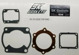 78 79 1978 1979 Yamaha YZ250 YZ 250 Top End Gasket Set  - Picture 1 of 1