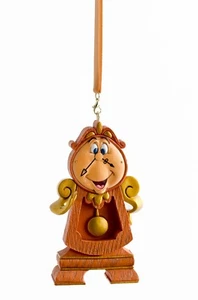 Disney Store Cogsworth Clock Beauty & Beast Christmas Tree Decoration - New - Picture 1 of 2